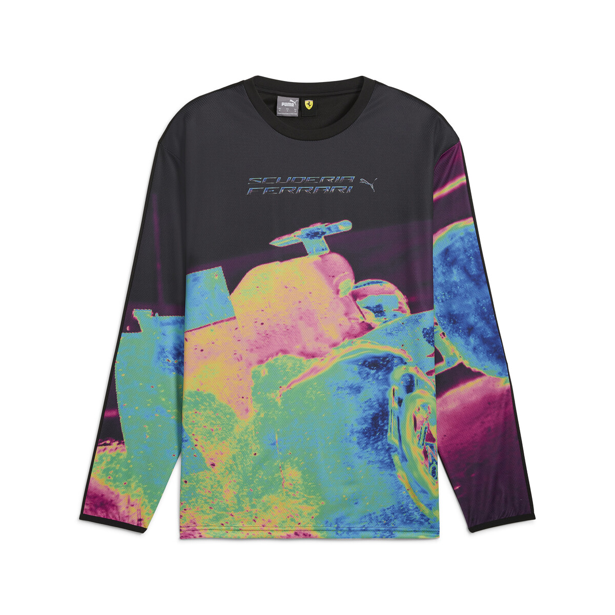 Scuderia Ferrari Race Statement Long-sleeve T-Shirt Men in Frosted Dew by PUMA, XL