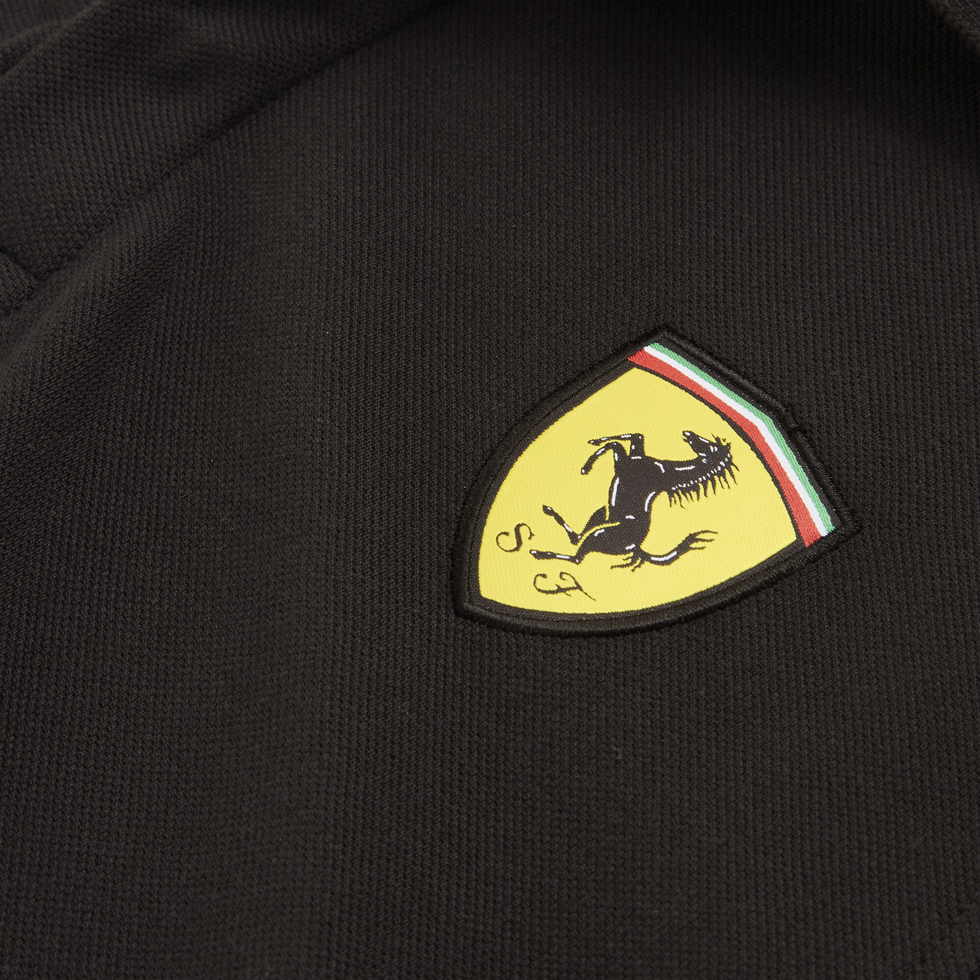 Men's Puma Scuderia Ferrari Race Graphic Polo T-Shirt, Black T-Shirt, Size M T-Shirt, Clothing