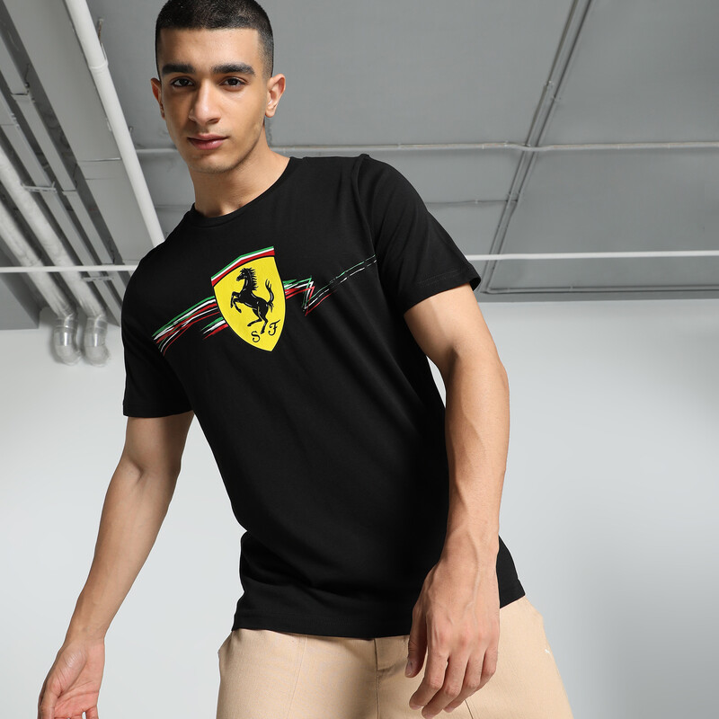 

Men's PUMA Scuderia Ferrari Race Big Shield Motorsport Tee