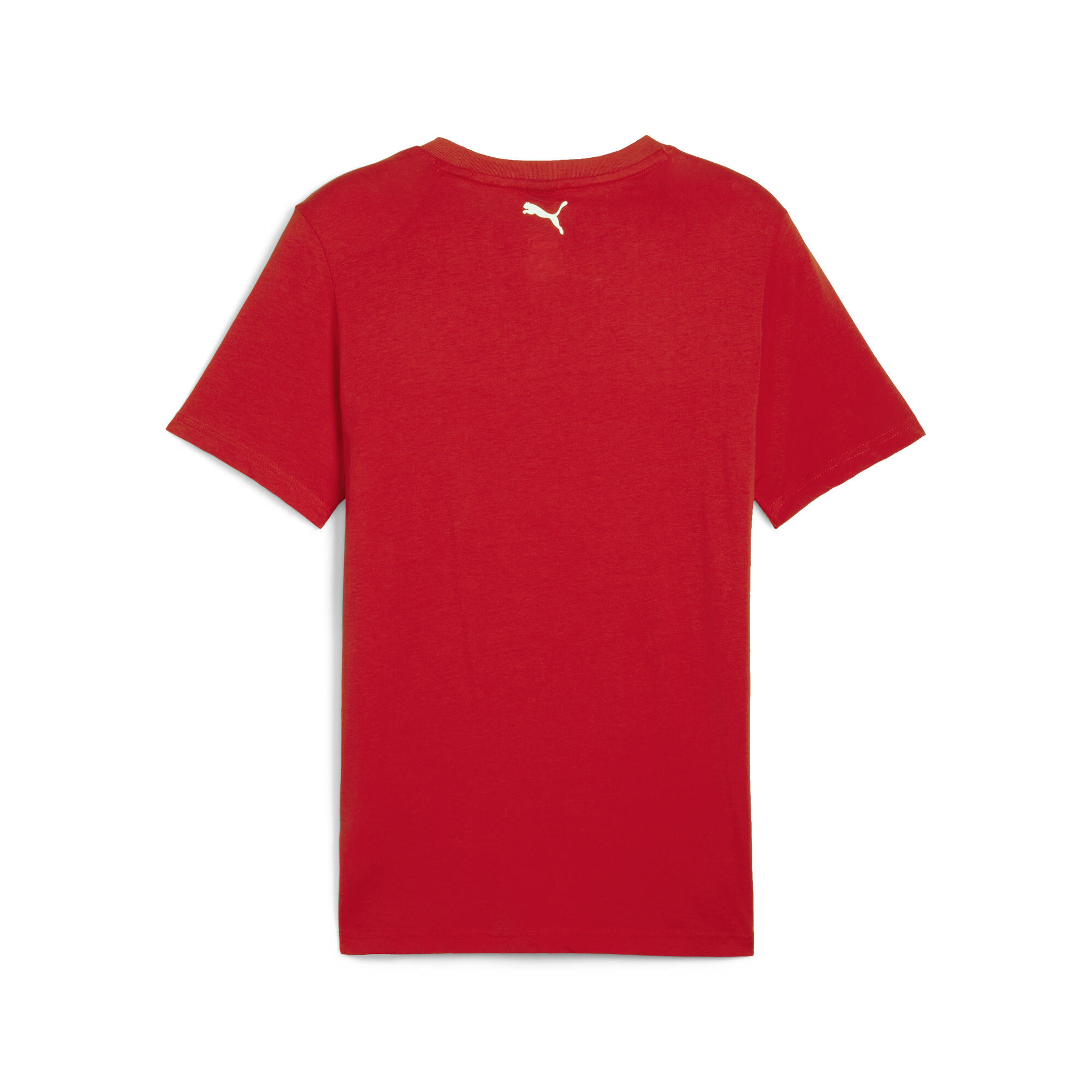 Men's PUMA Scuderia Ferrari Race Big Shield T-Shirt Men In Red, Size Medium, Cotton