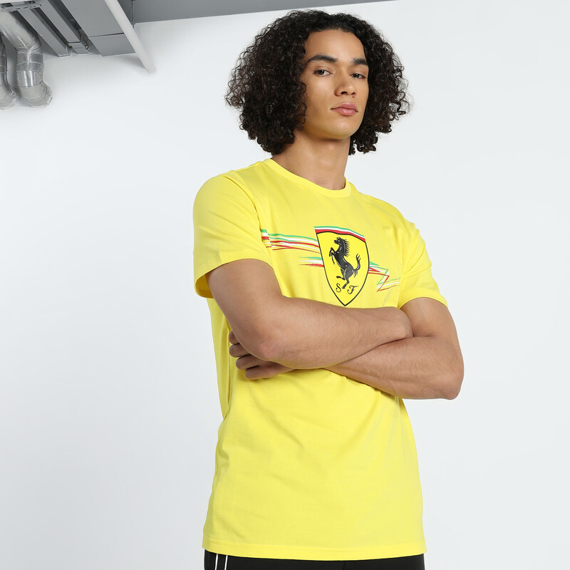 

Men's PUMA Scuderia Ferrari Race Big Shield Motorsport Tee