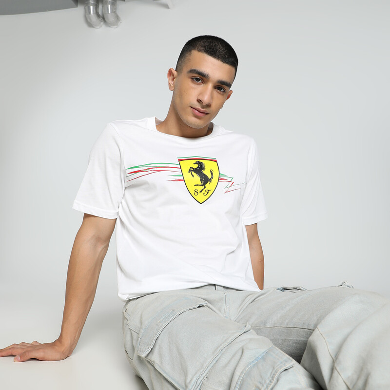

Men's PUMA Scuderia Ferrari Race Big Shield Motorsport Tee