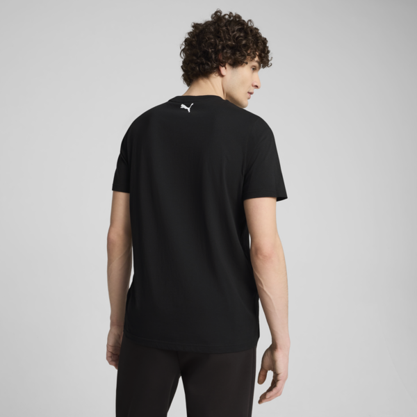 Scuderia Ferrari Race Tonal Shield Tee Men, PUMA Black, large-ZAF