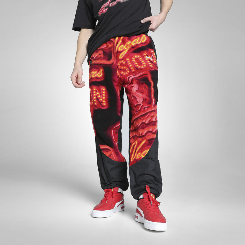 

Men's PUMA Scuderia Ferrari Race Neon Energy Relaxed Fit Motorsport Fleece Pants