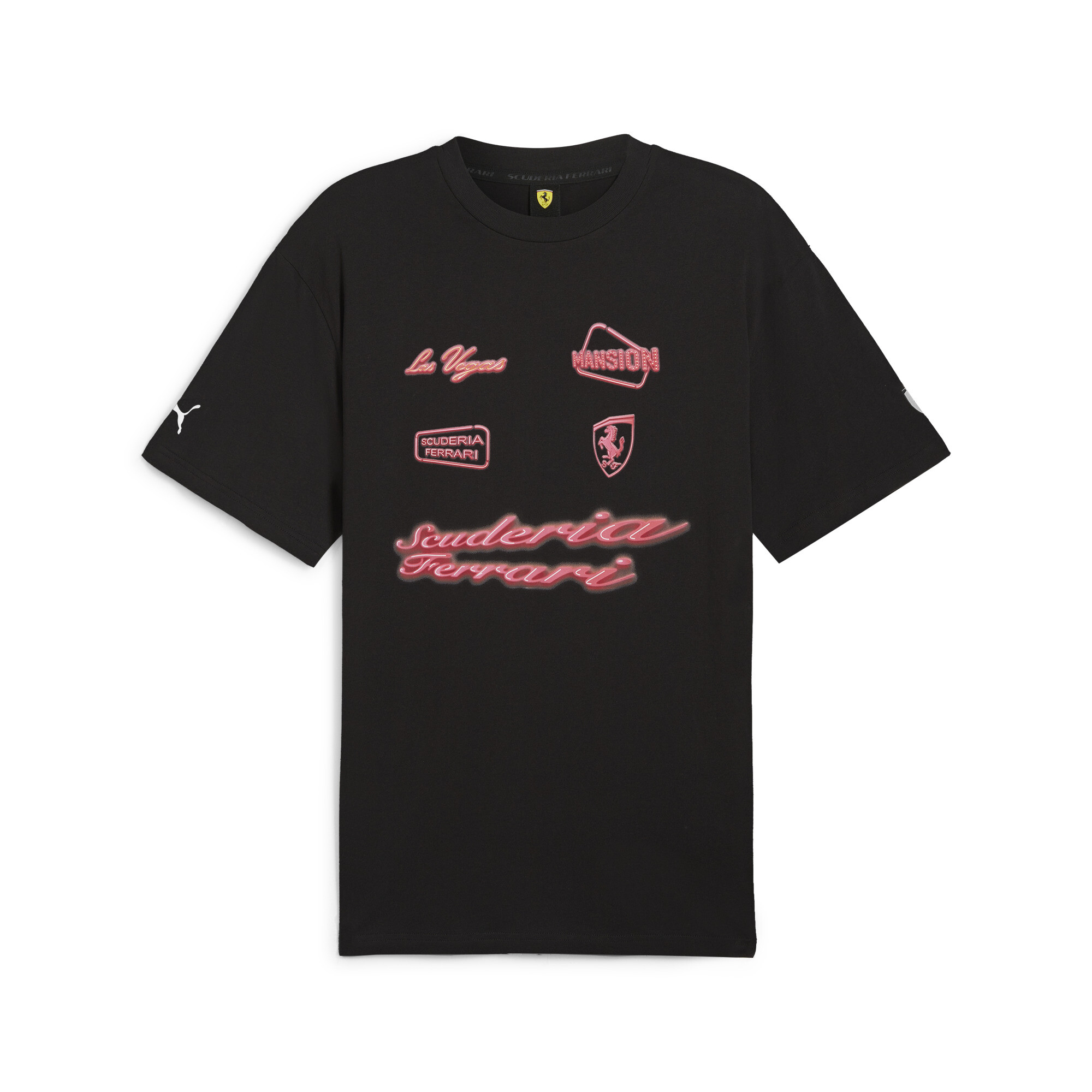 メンズ フェラーリ レース ネオン エナジー アーカイブ 半袖 Tシャツ