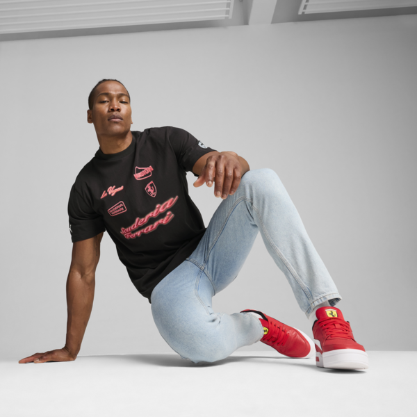 Scuderia Ferrari Race Neon Energy Archive Tee Men, PUMA Black, large-ZAF