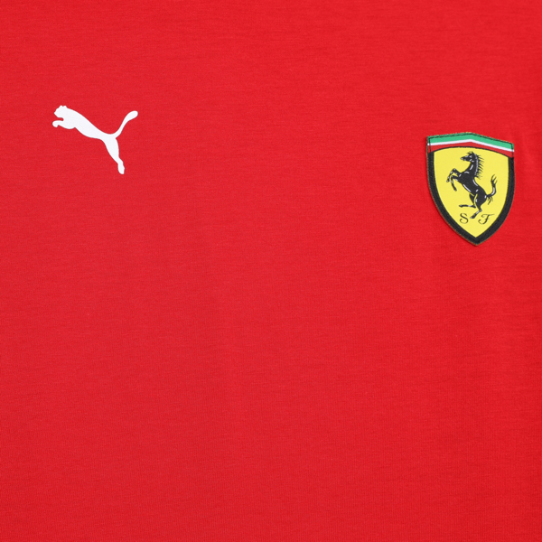 Camiseta Scuderia Ferrari Big Shield para niños grandes, Rosso Corsa, large-MEX