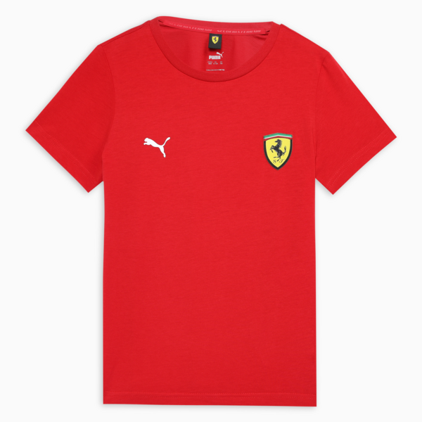 Camiseta Scuderia Ferrari Big Shield para niños grandes, Rosso Corsa, large-MEX