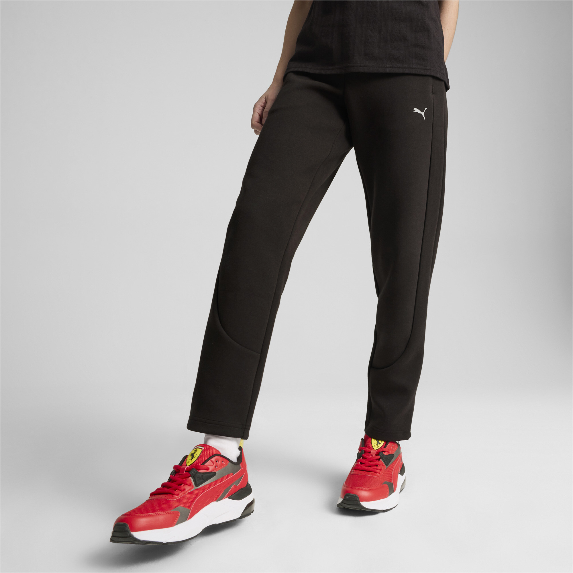 Women's Puma Scuderia Ferrari Style Sweatpants, Black, Size XXS, Clothing