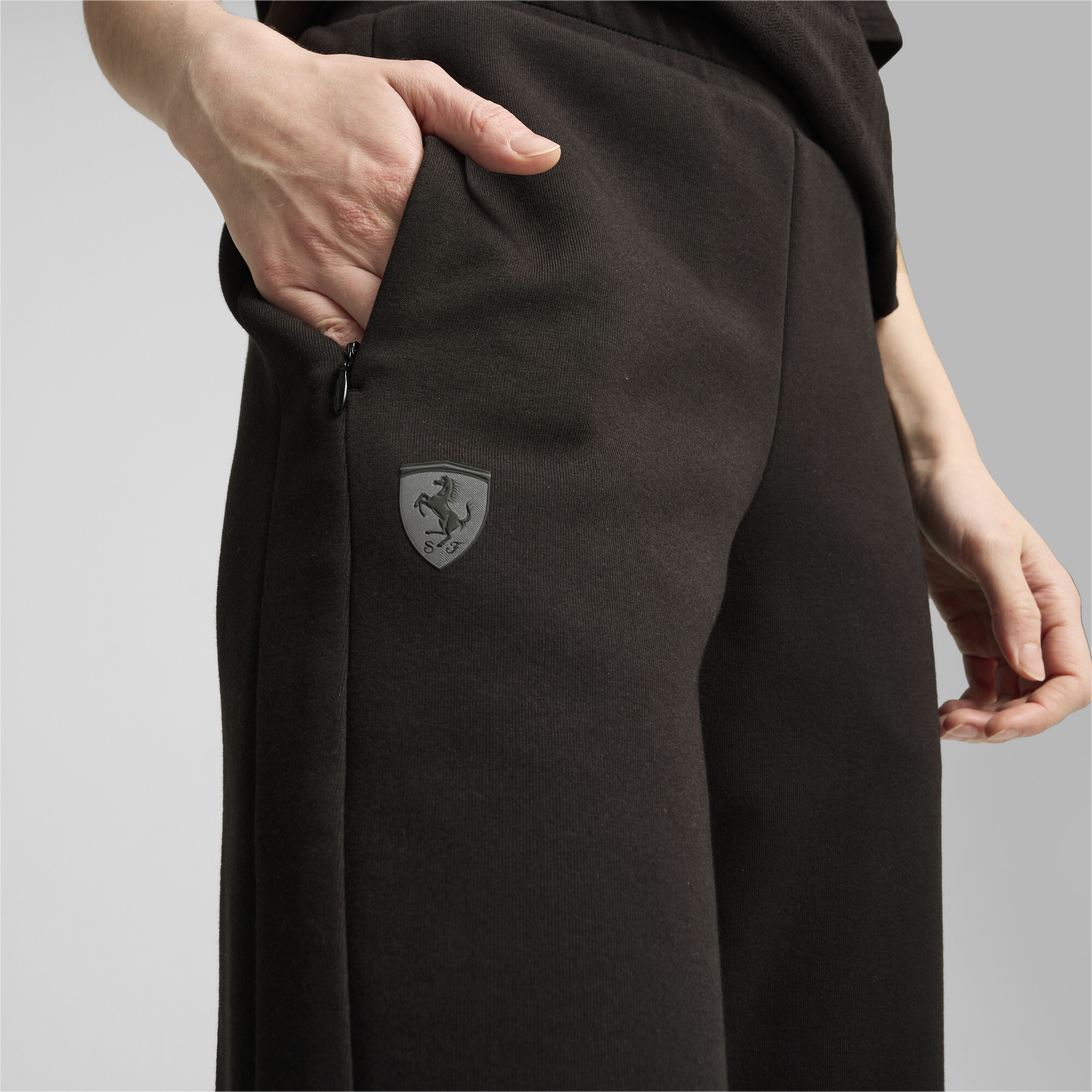 Women's Puma Scuderia Ferrari Style Sweatpants, Black, Size XXS, Clothing