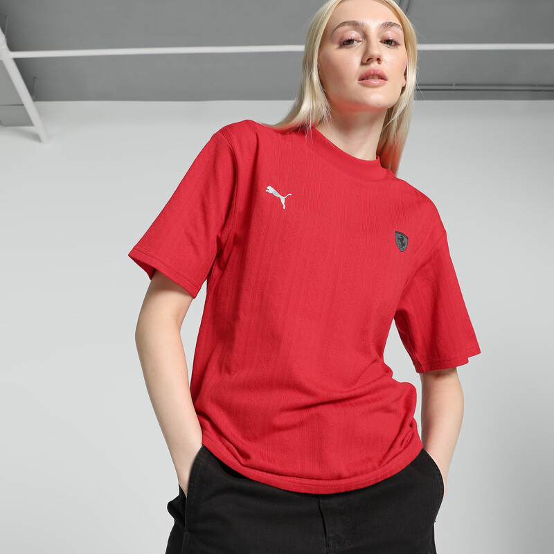 Women's PUMA Scuderia Ferrari Style Relaxed Fit Motorsport Tee