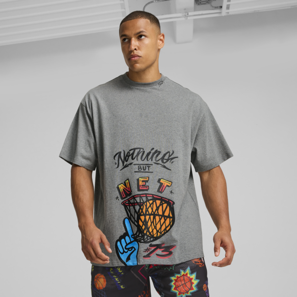 Remera de basketball Getting Crafty 1, Medium Gray Heather, large-ARG