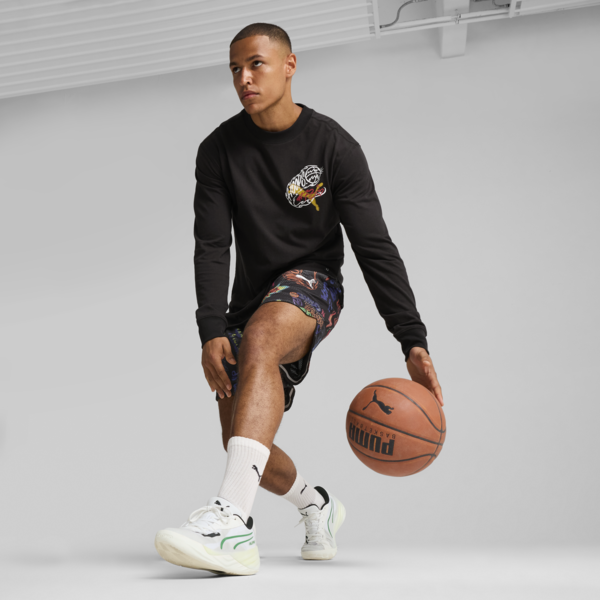Short Crafty Mesh, PUMA Black, large-ARG