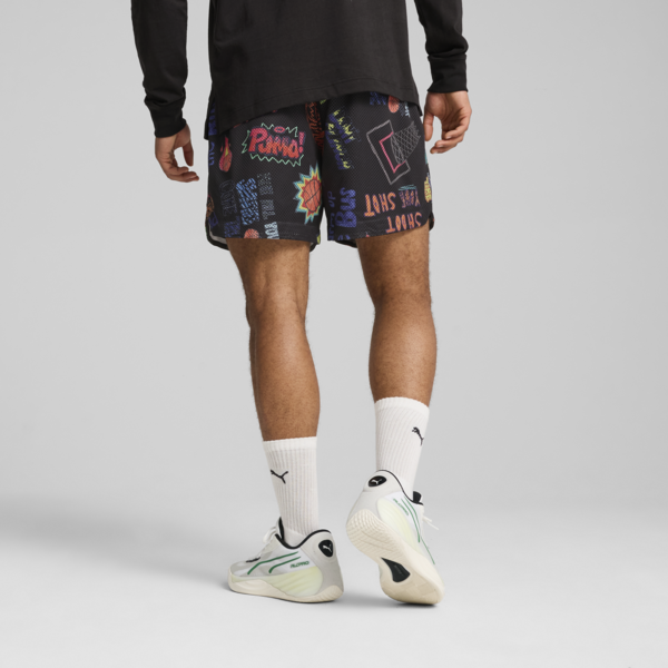 Short Crafty Mesh, PUMA Black, large-ARG