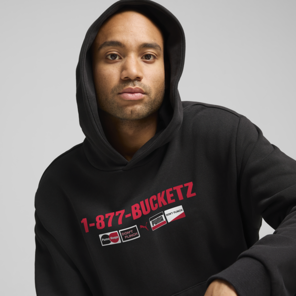 Sudadera Hombre de basquetbol Call Us Now, PUMA Black, large-MEX