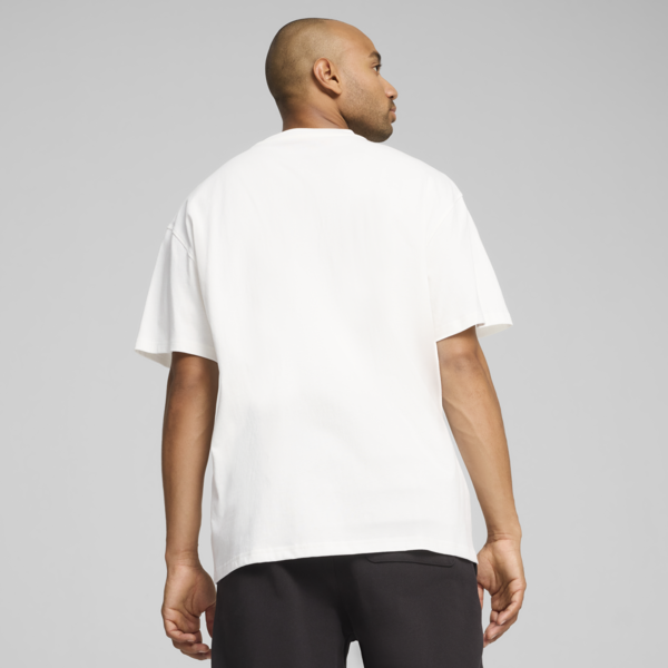 Banned from TV Basketball Tee Men, PUMA White, large-MEX