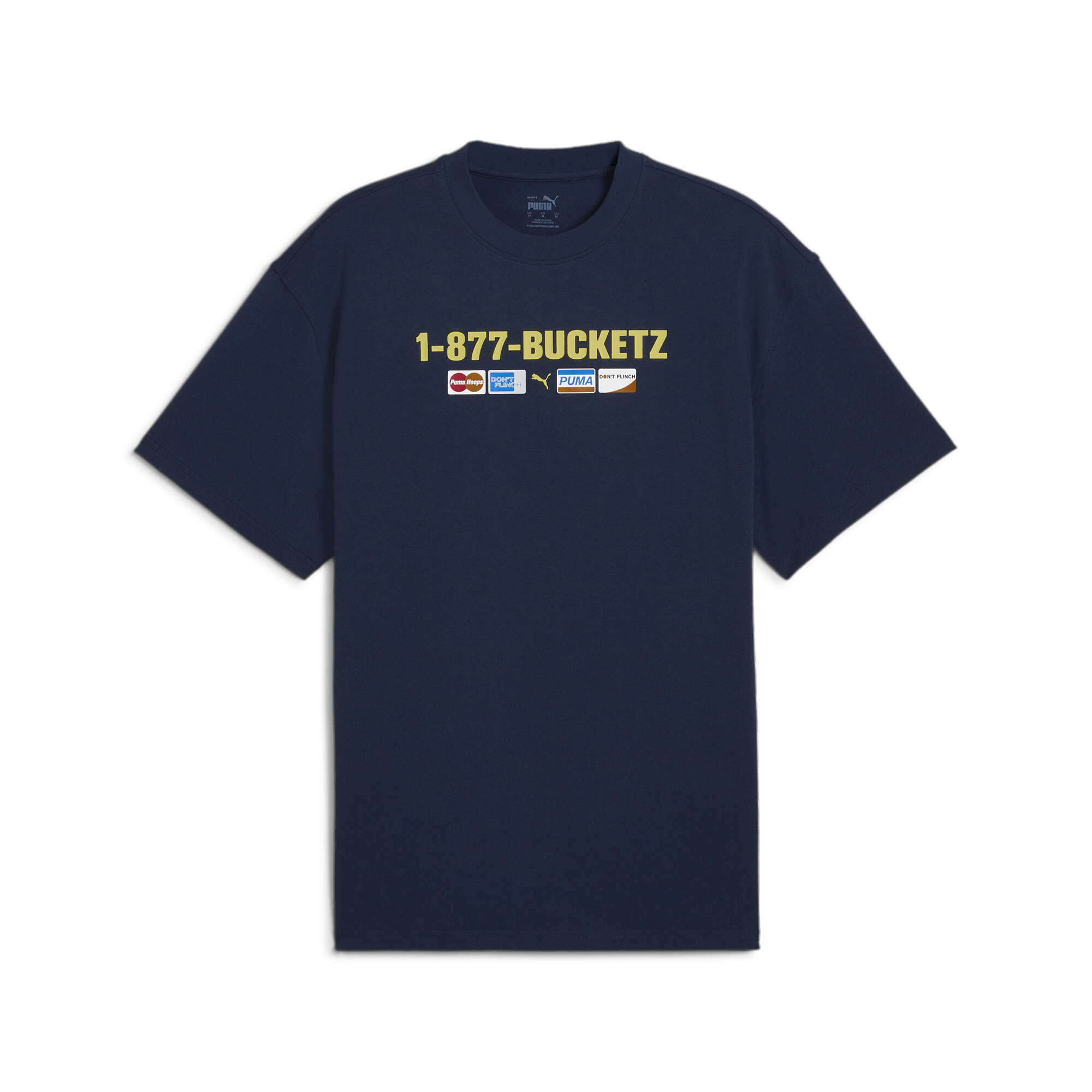 PUMA Step Up Your Game basketbalshirt voor Heren, Blauw, Maat M thumbnail 3