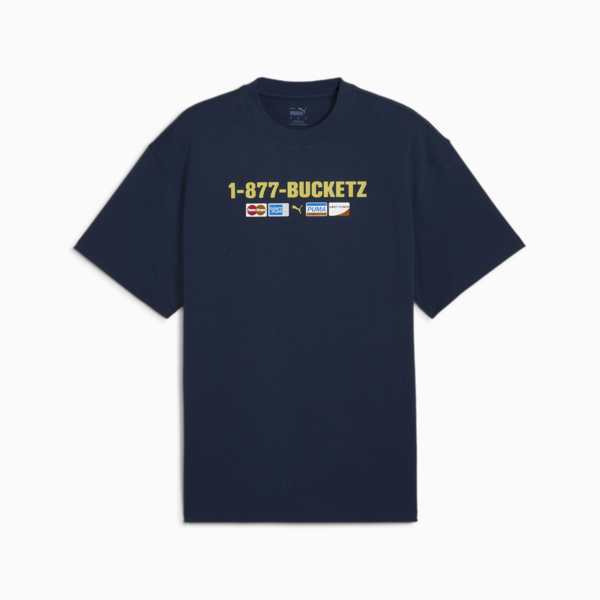 Step Up Your Game Basketball Tee Men, Club Navy, large-MEX