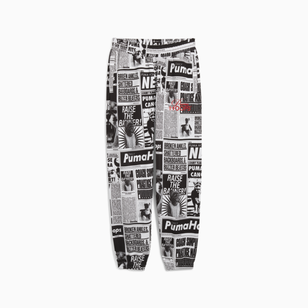 Jogging de basketball Media Day para hombre, PUMA Black-PUMA White, large-ARG