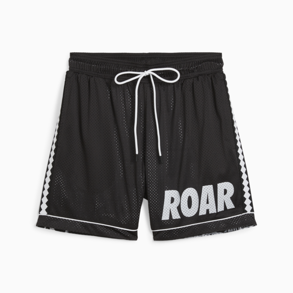 Shorts de basketball Media Day Classics para hombre, PUMA Black, large-ARG