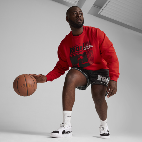 Media Day Basketball Crew Sweat Men, For All Time Red, large-MEX