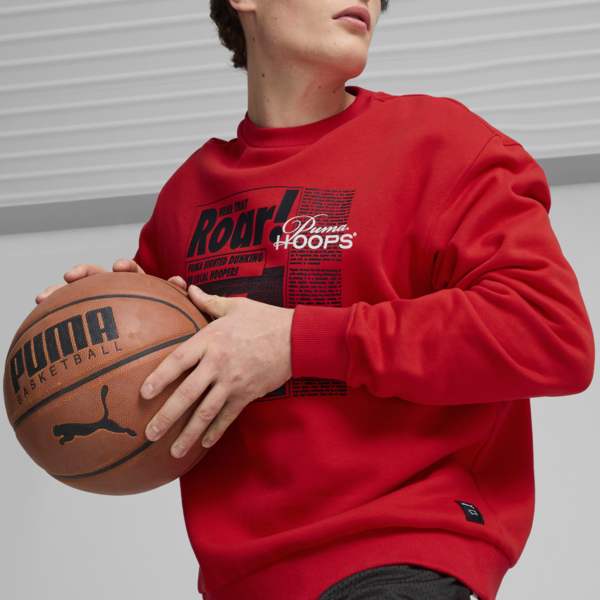 Buzo de basketball Media Day para hombre, For All Time Red, large-ARG