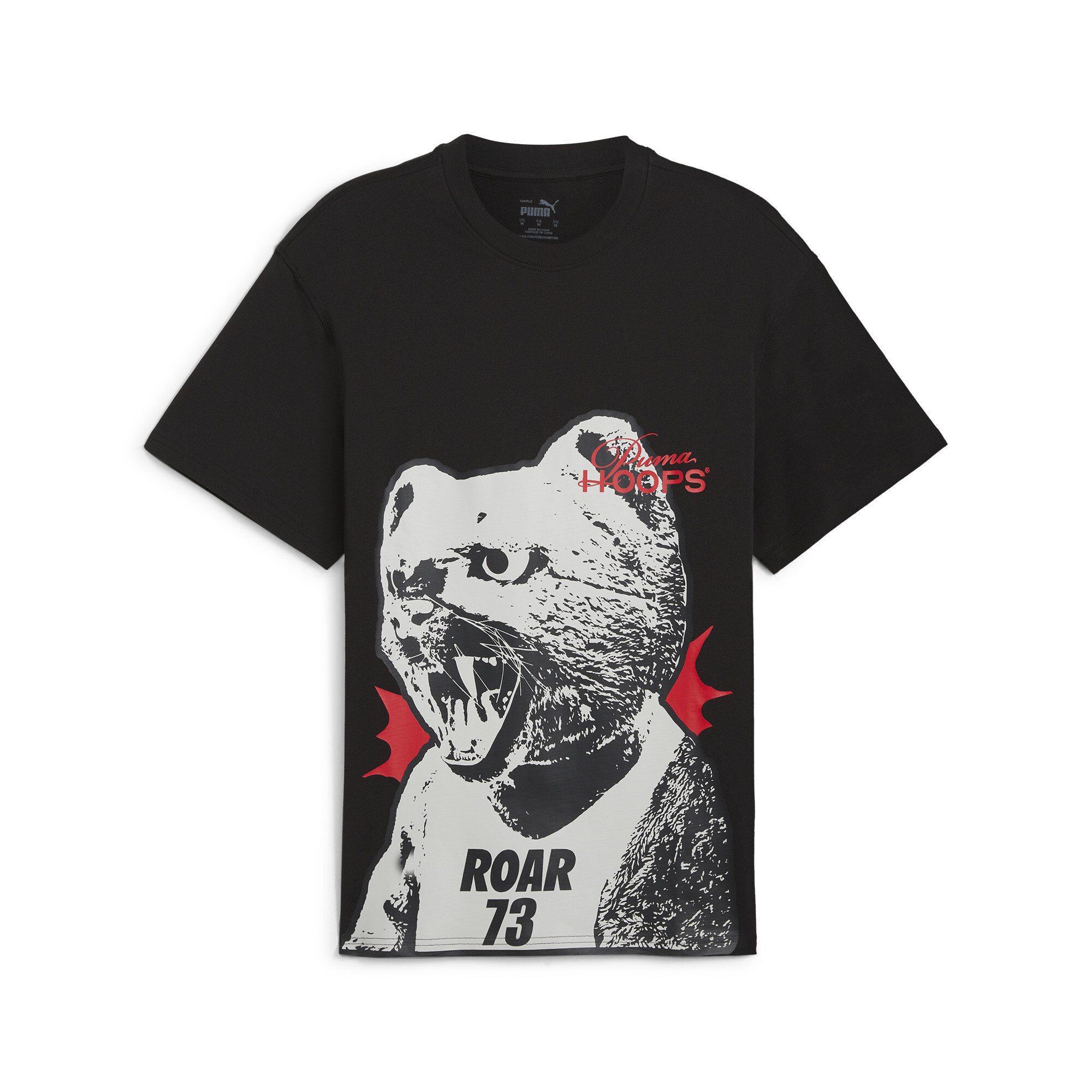 PUMA He Can Hoop basketbalshirt voor Heren, Zwart, Maat M thumbnail 3