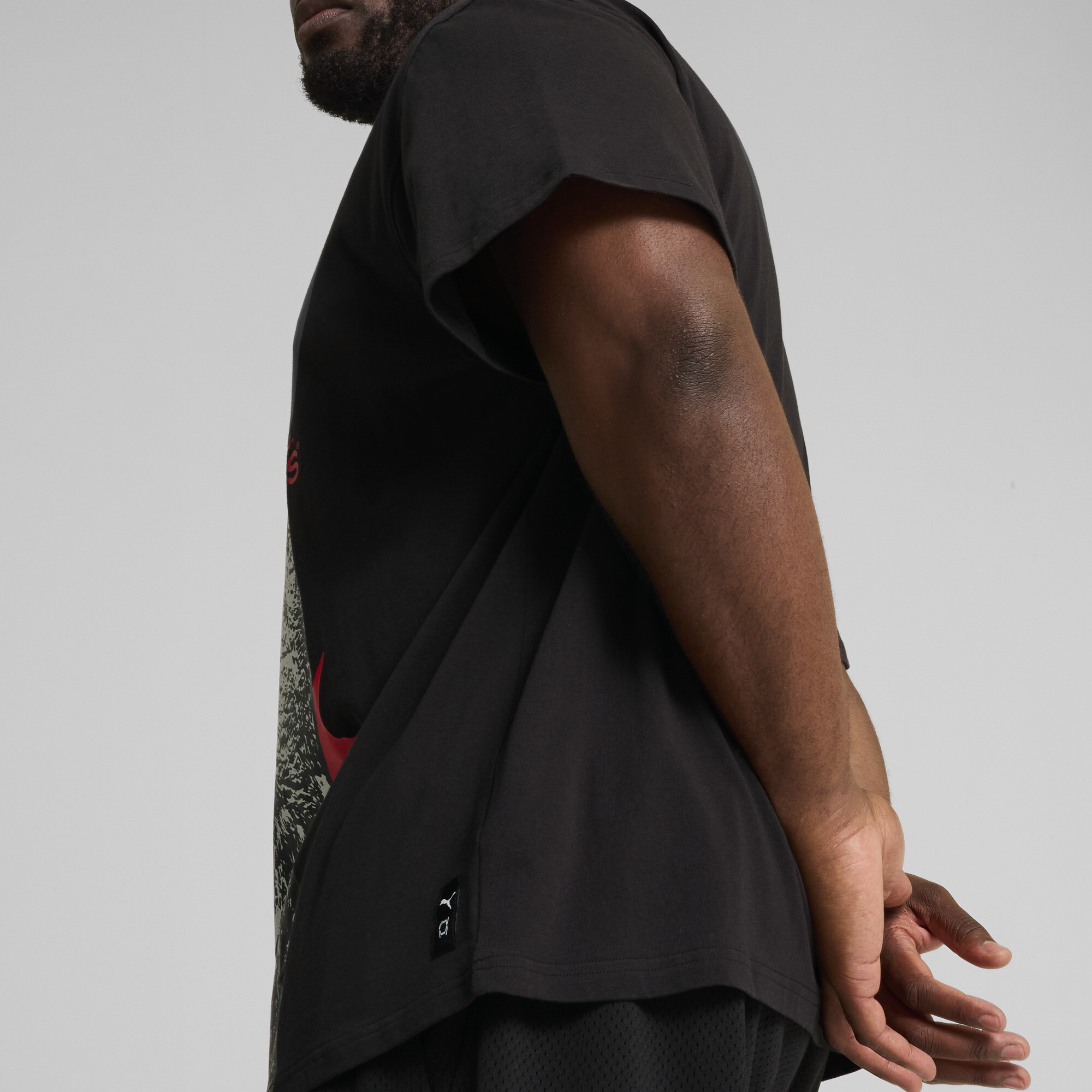 PUMA He Can Hoop basketbalshirt voor Heren, Zwart, Maat M thumbnail 7