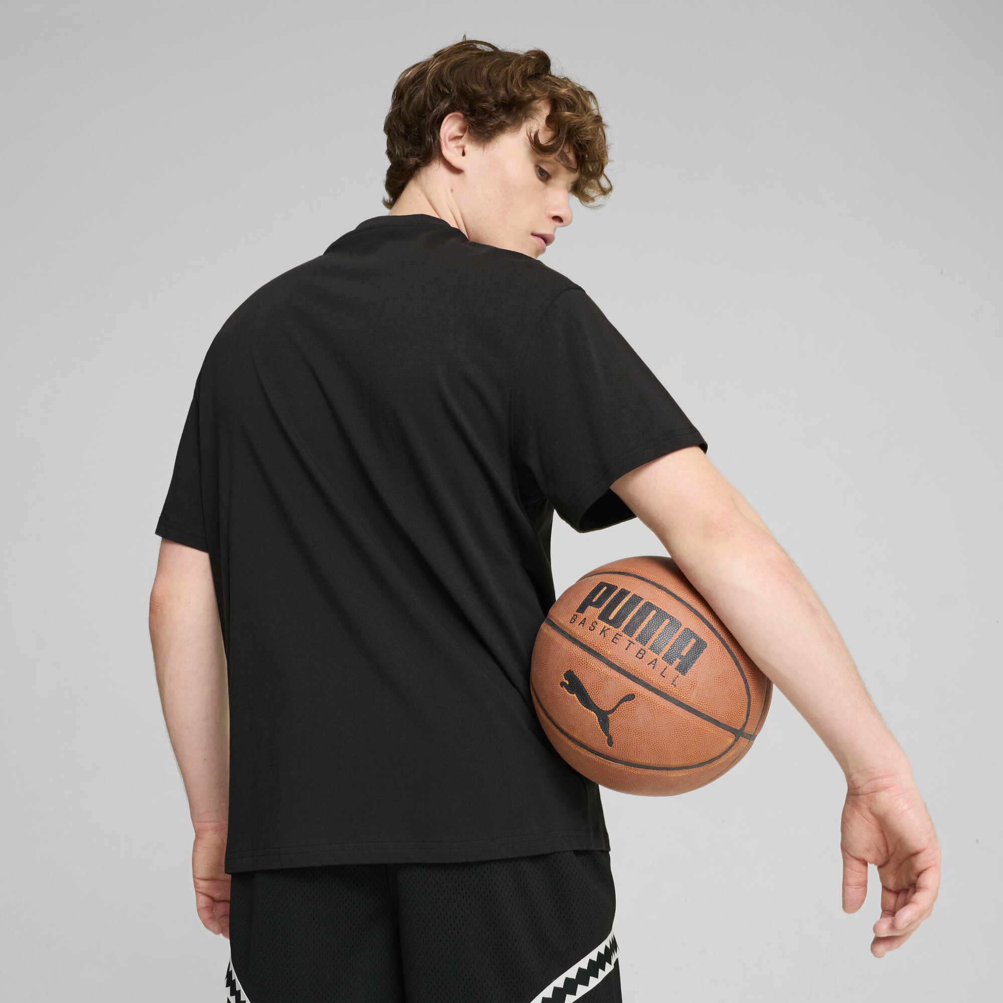PUMA He Can Hoop basketbalshirt voor Heren, Zwart, Maat M thumbnail 5