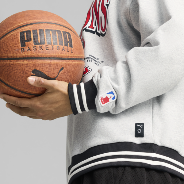 Buzo de basketball PUMA Champs para hombre, Light Gray Heather, large-ARG