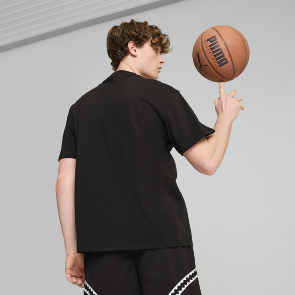 Remera de basketball Crowd Craze 1 para hombre, PUMA Black, large-ARG