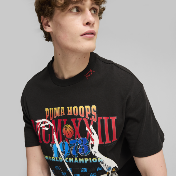 Remera de basketball Crowd Craze 1 para hombre, PUMA Black, large-ARG