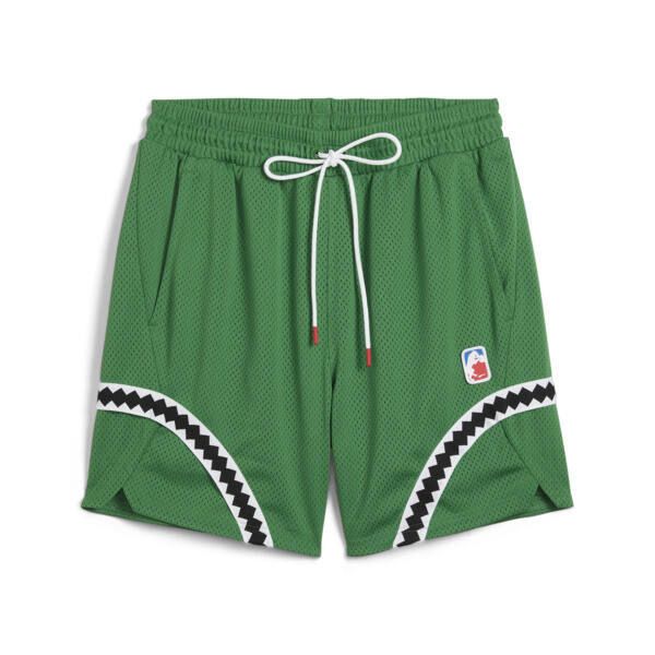 Crowd Craze Mesh Basketball Shorts Men green PUMA