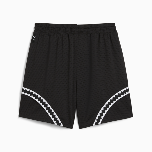 Shorts de basketball Crowd Craze para hombre, PUMA Black, large-ARG