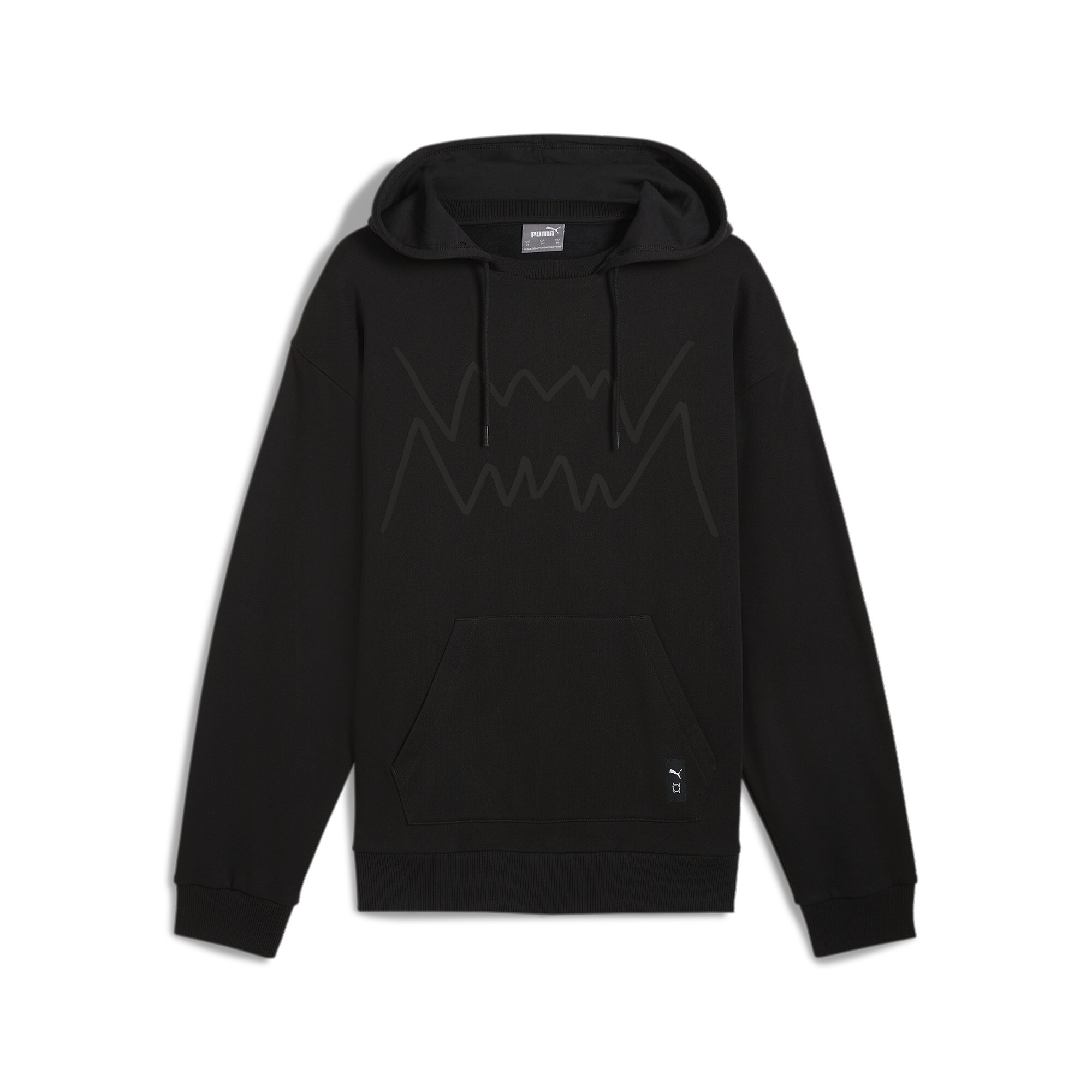 Puma Jaws Core Basketballhoodie 2.0 Herren | Mit Plain | Black | Größe: S