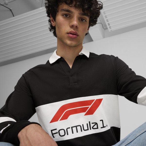 Remera F1® para hombre, PUMA Black, large-ARG