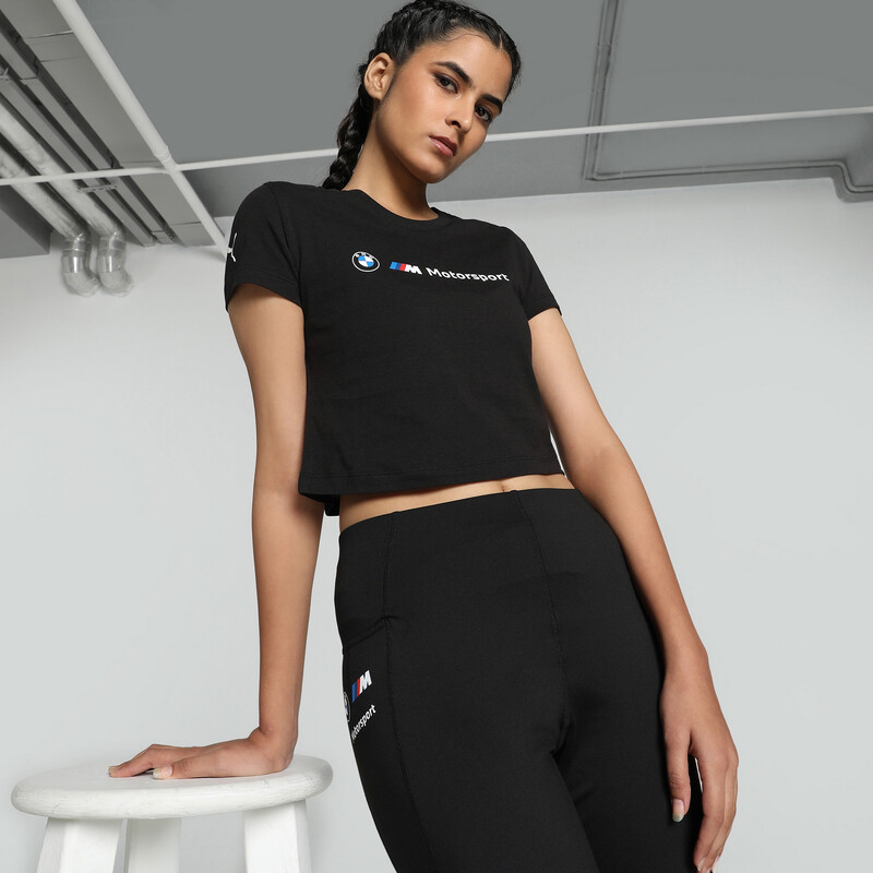 

Women's PUMA BMW M Motorsport Slim Fit Crop Tee