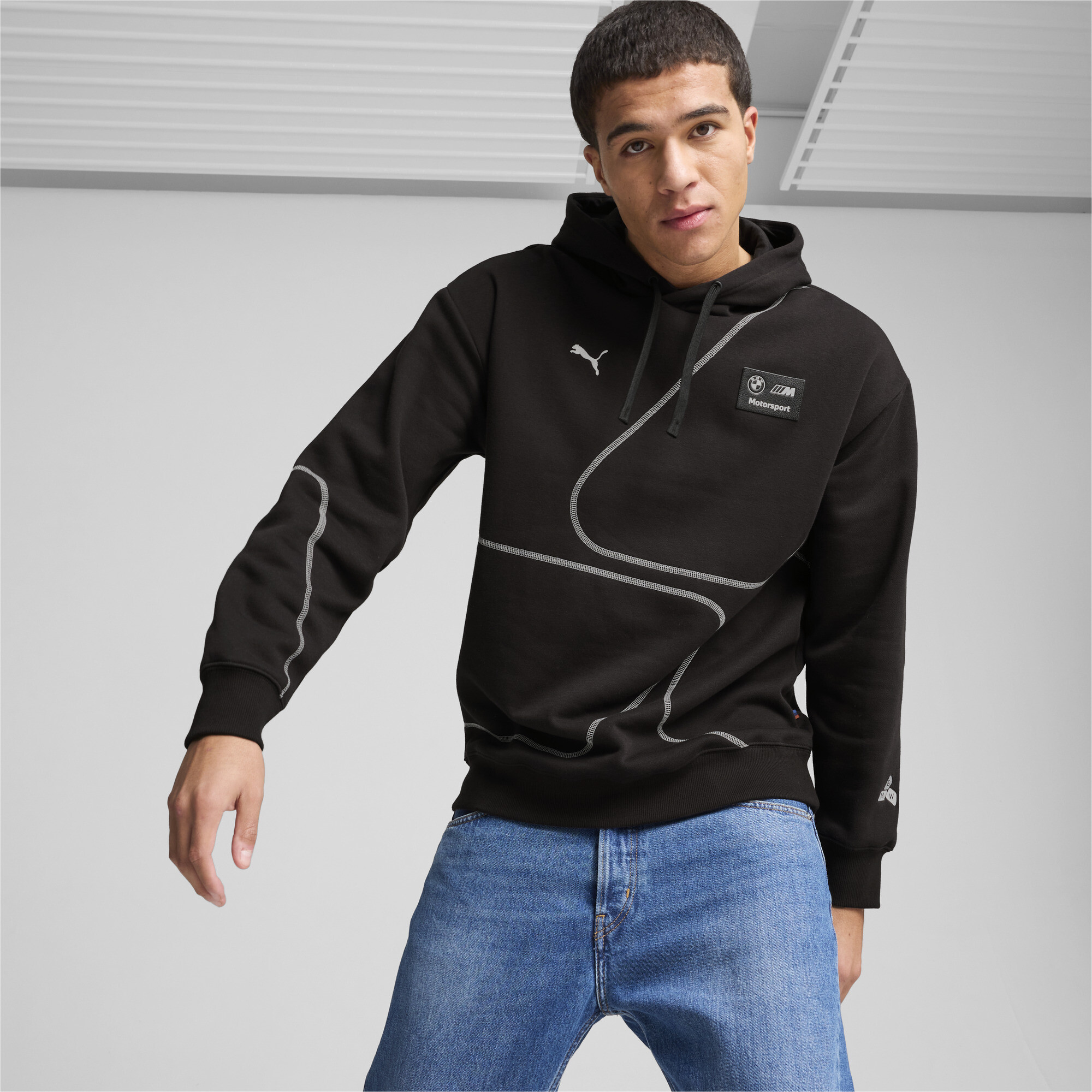 Худи BMW M Motorsport Statement Hoodie Men | Цвет: Черный | Puma
