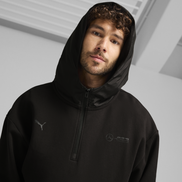 Campera con capucha Mercedes-AMG Petronas F1® Statement para hombre, PUMA Black, large-ARG