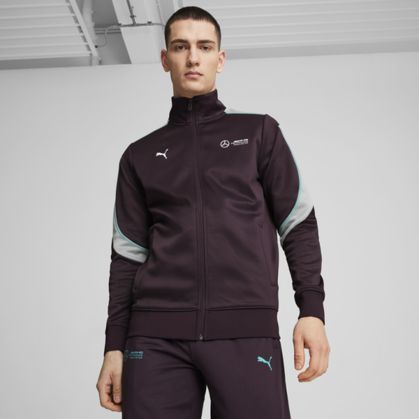 Campera deportiva Mercedes-AMG Petronas F1® MT7+ para hombre, Midnight Plum, large-ARG