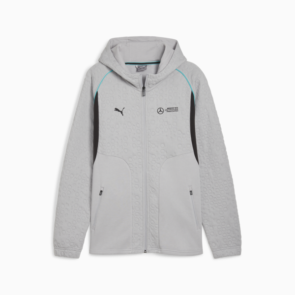 Campera con capucha Mercedes-AMG Petronas F1® para hombre, Team Silver, large-ARG