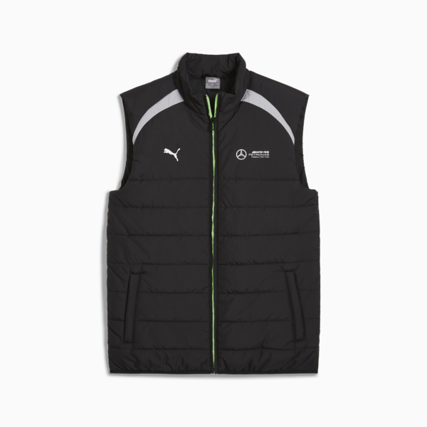 Mercedes-AMG Petronas F1® Padded Gilet Men, PUMA Black, large-ZAF