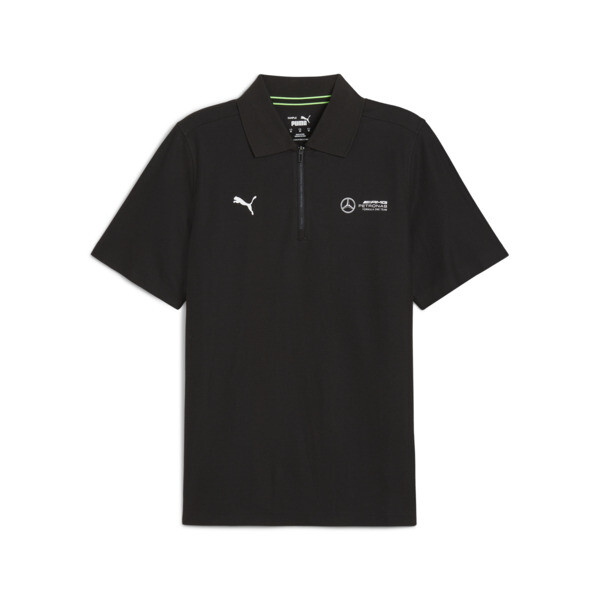 Mercedes-AMG Petronas F1® Polo Men, PUMA Black, large-ZAF