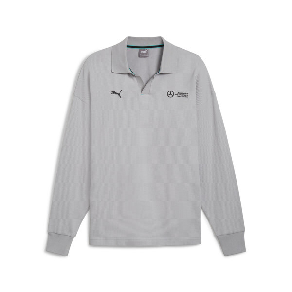 Mercedes AMG Petronas F1 Long sleeve Polo Men gray PUMA