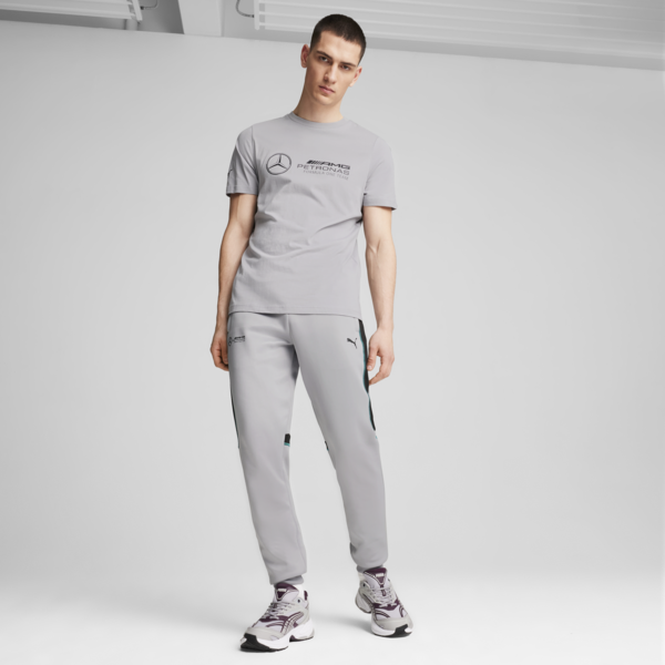 Mercedes-AMG Petronas F1® Essentials Logo Tee Men, Team Silver, large-ZAF