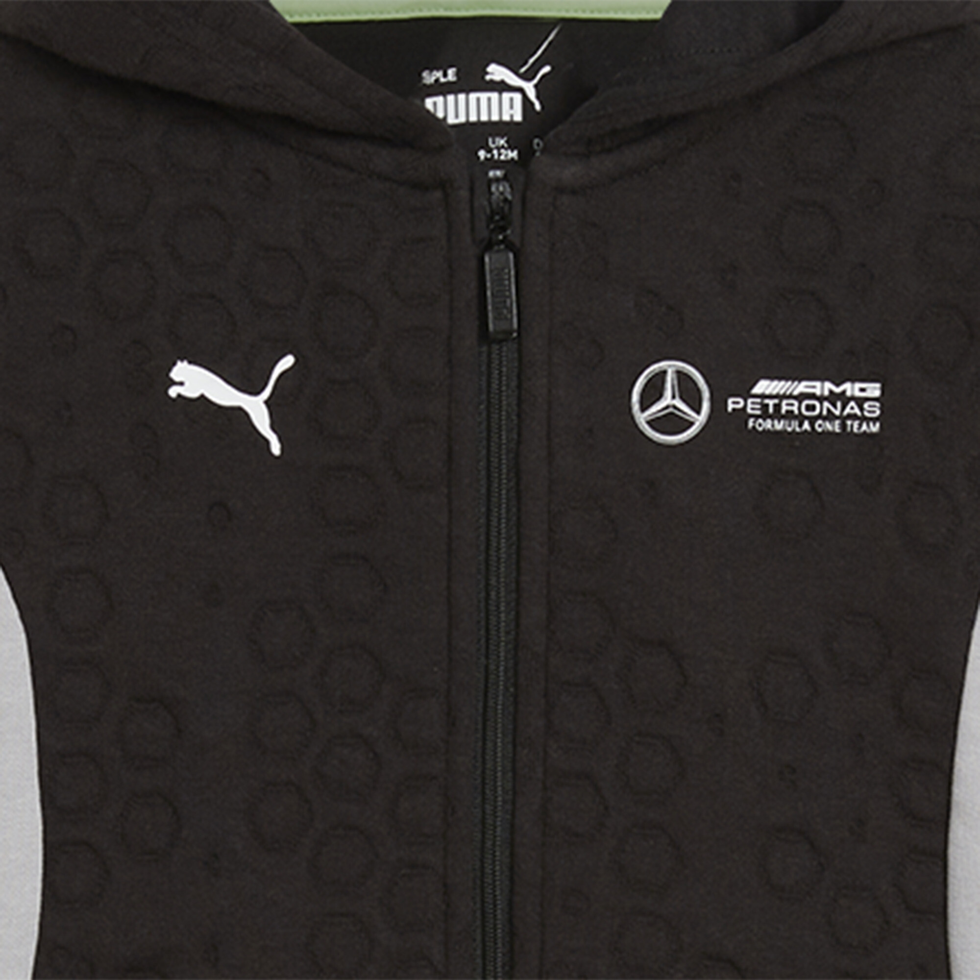 Puma Mercedes-AMG Petronas F1® Jacket Jogger Set Toddler, Black, Size 4-6M, Clothing