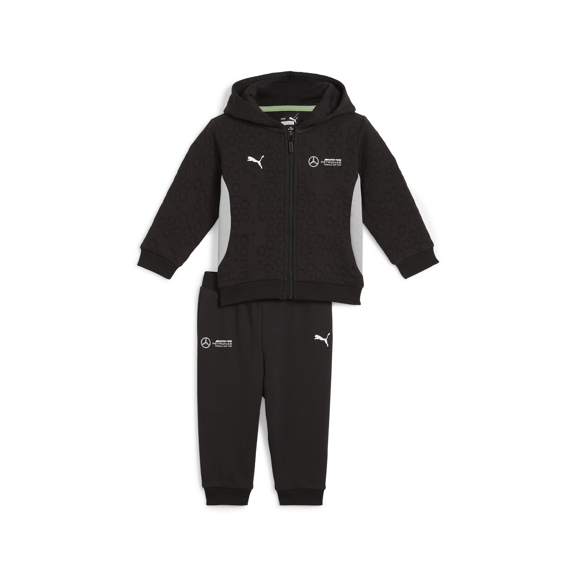 Puma Mercedes-AMG Petronas F1® Jacket Jogger Set Toddler, Black, Size 4-6M, Clothing