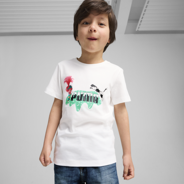 PUMA x TROLLS Tee Kids, PUMA White, large-ZAF