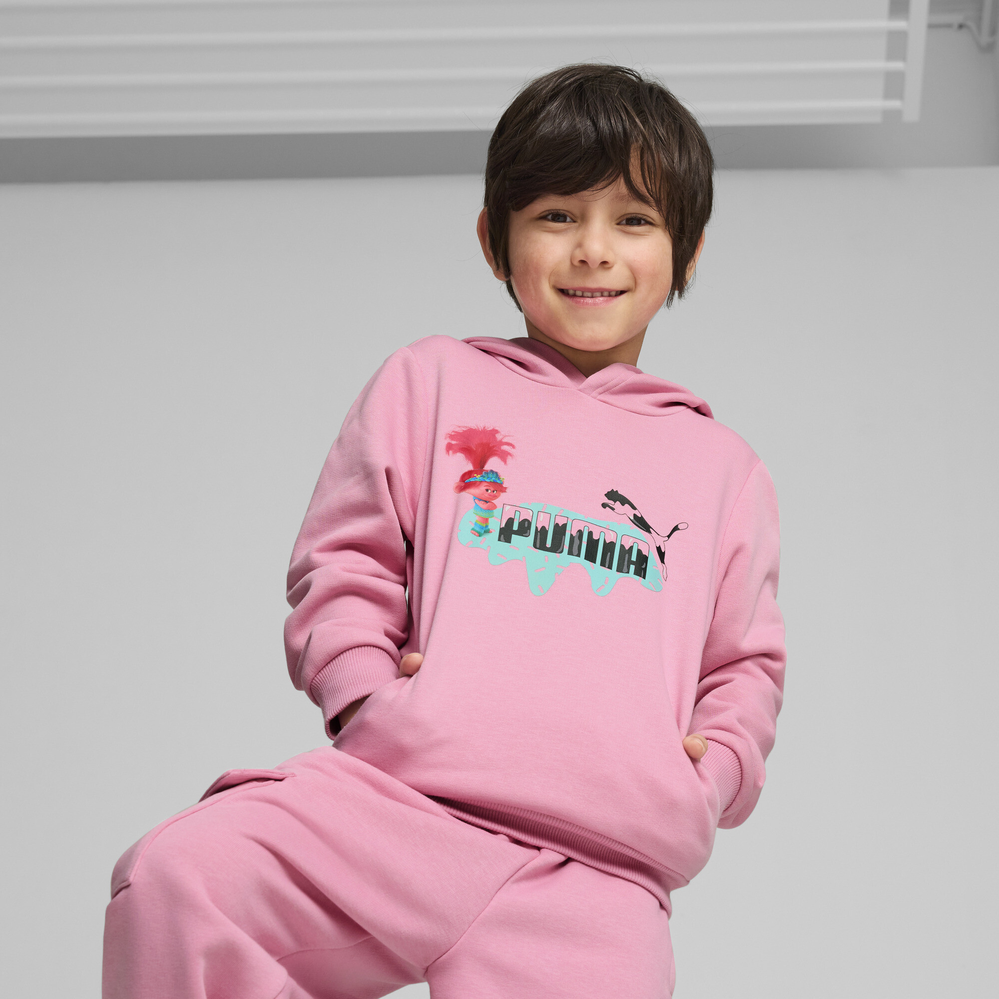 Puma x TROLLS Hoodie Kinder | Mit Print | Mauved Out | Größe: 2-3Y