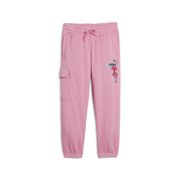 PUMA x TROLLS Cargo Pants Kids, Mauved Out, large-ZAF